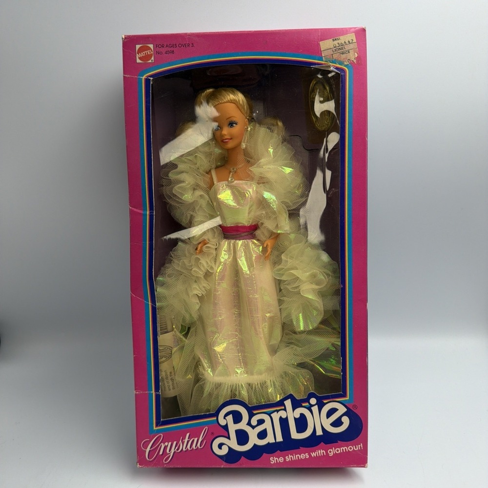 Crystal Barbie 1983 Vintage -NIB- No 4598